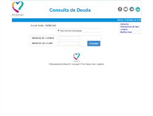 Tablet Screenshot of deuda.moreno.gov.ar